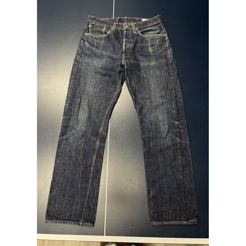 Orslow Lot 105 Japanese Selvage Denim Jeans Size S(1) Dark Blue 30x29